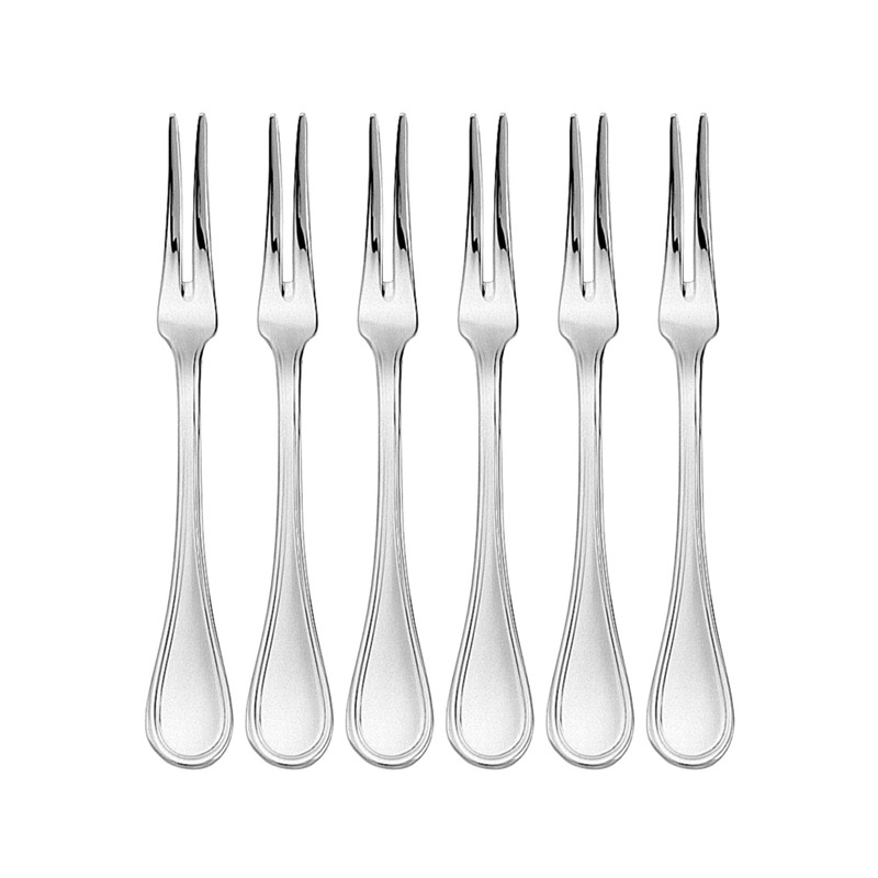 Confidence Mirror Snail Fork, 5-5/16", Set of 6