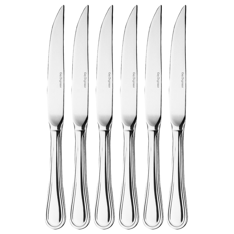 Confidence Mirror Steak Knife, 9-1/4", Set of 6