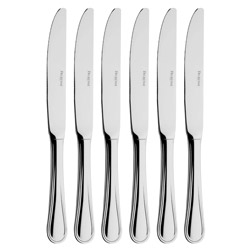 A photo of Confidence Mirror  Dessert Knife, Solid Handle, 8-1/8", Set of 6