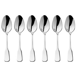 Lutece Mirror Moka Spoon, Set of 6