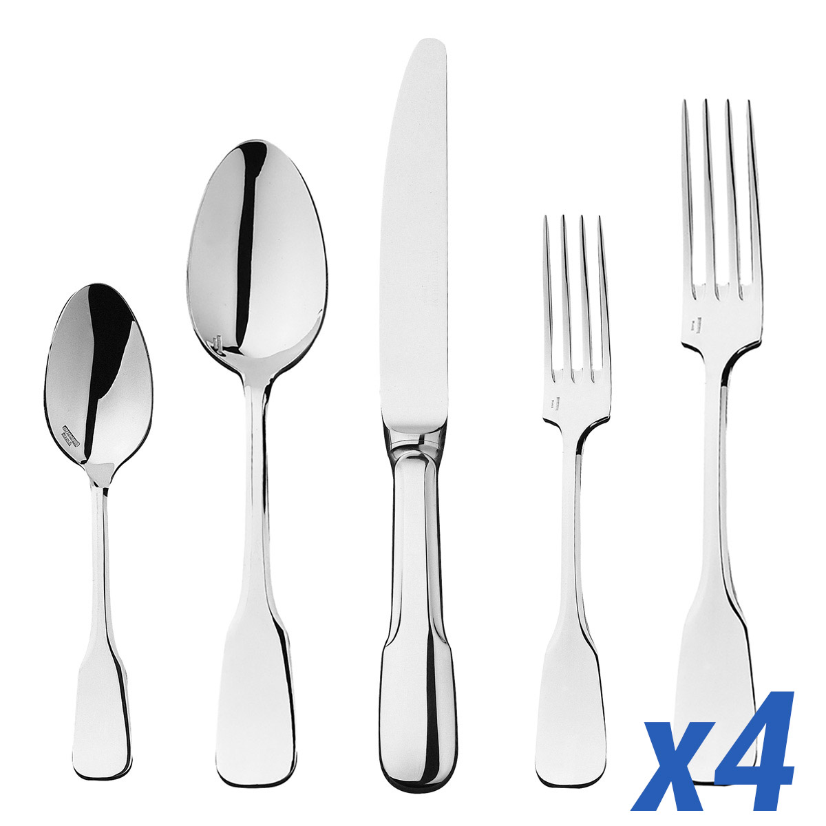 Lutece Mirror 20pc Service for 4