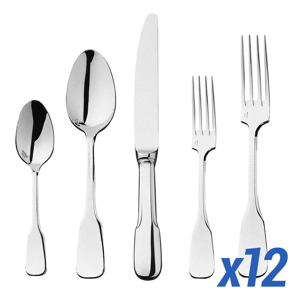 Lutece Mirror 60pc Service for 12