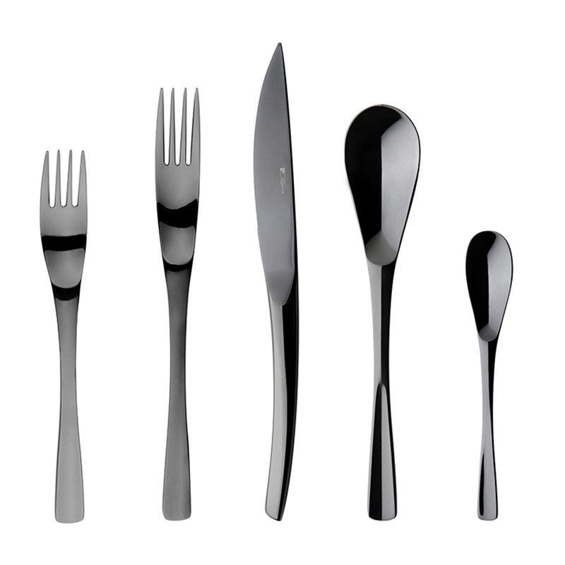 XY Black 5pc Place Setting
