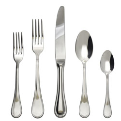 A photo of Verlaine 5pc Place Setting, Hollow Handle