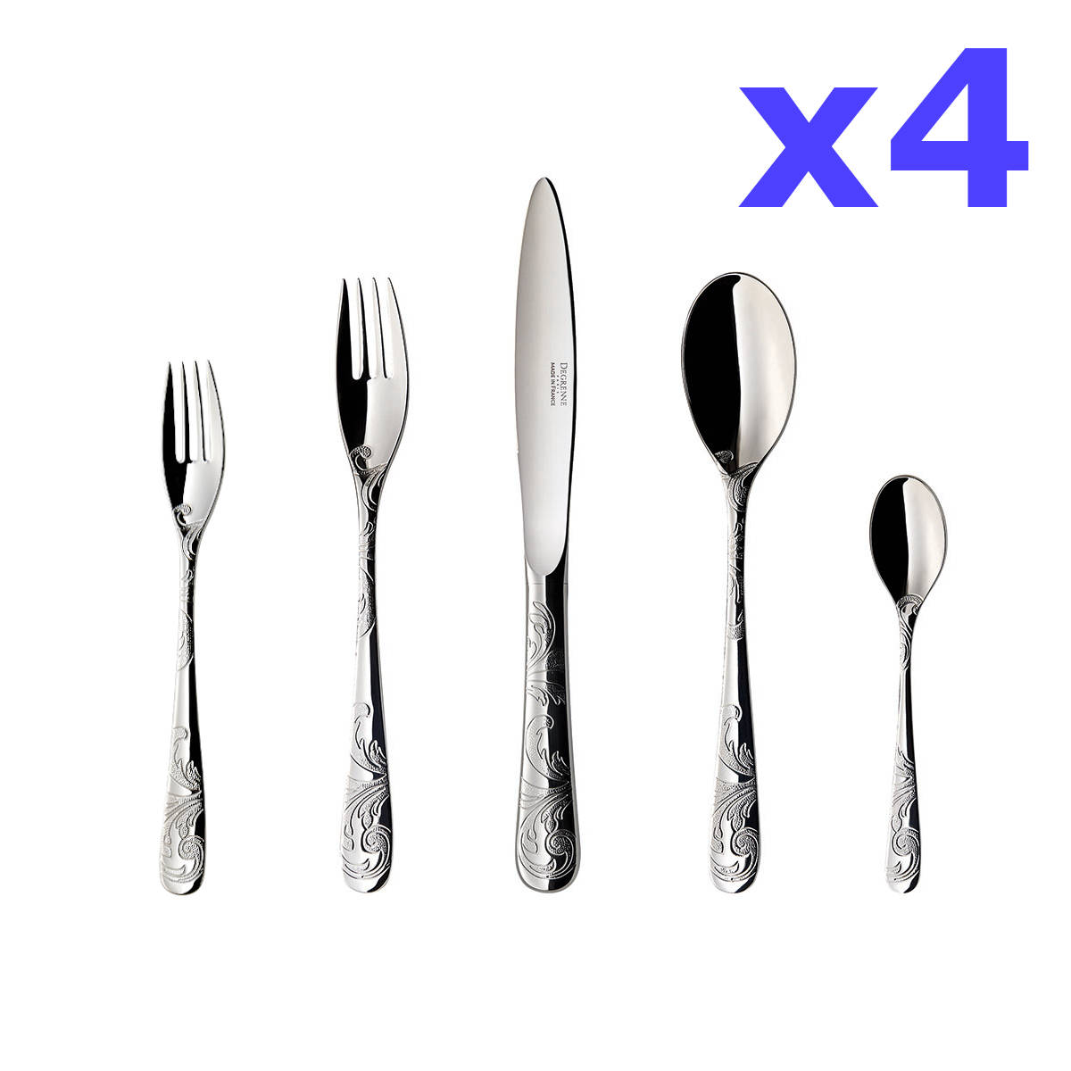 Aquatic Couture 20pc Service for 4
