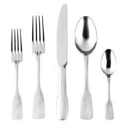 A photo of Vieux Paris Satine 5 Piece Place Setting Solid Handle