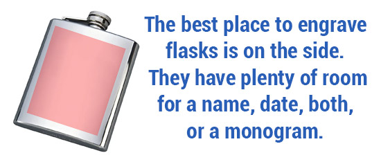 Image of engravable area on piece