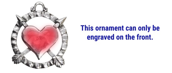 Image of engravable area on piece