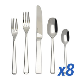 A photo of Scalini 42pc Service for 8, No Stamp