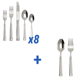 A photo of Fortessa Doria 42pc Service for 8