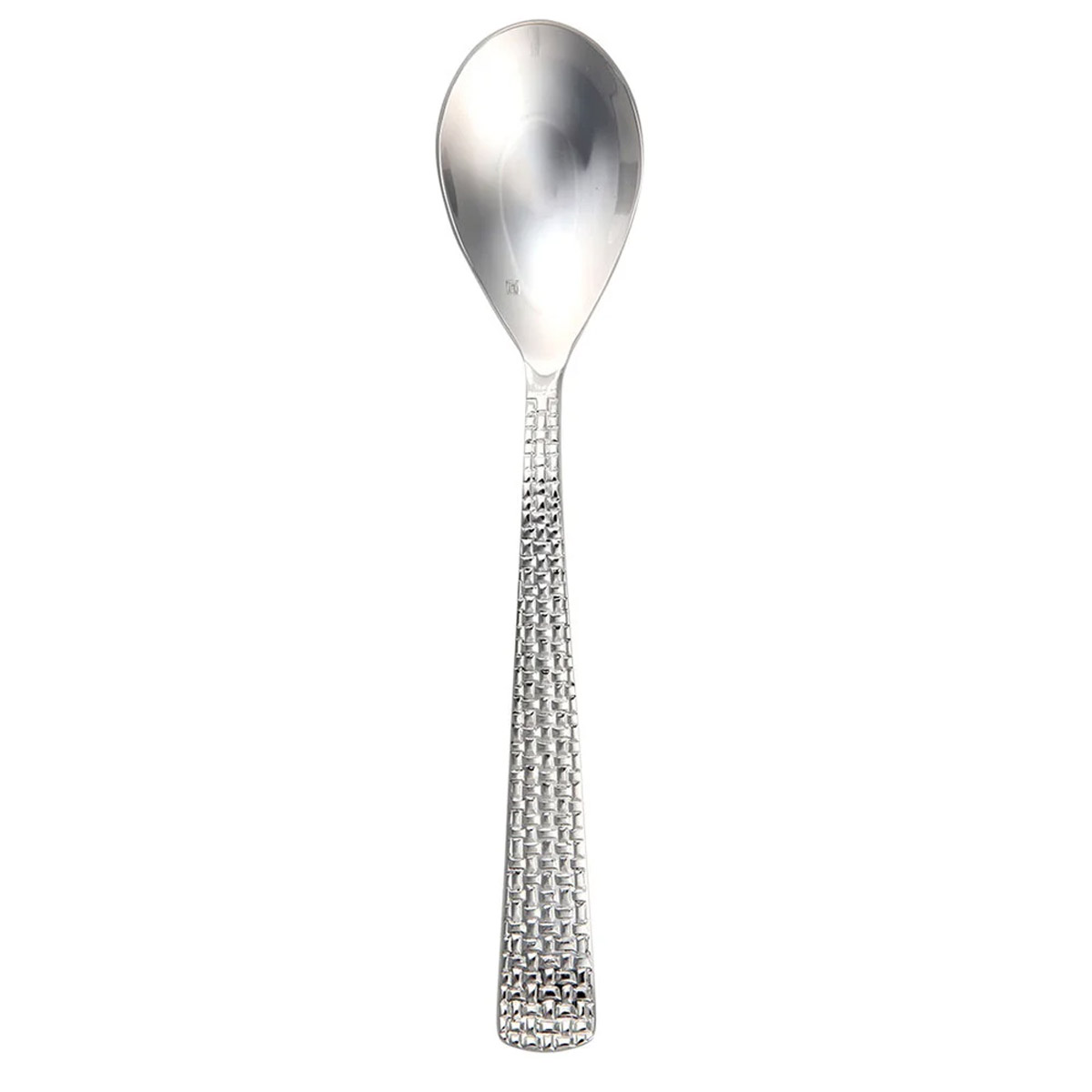 Cestino Round Soup Spoon with Stamp