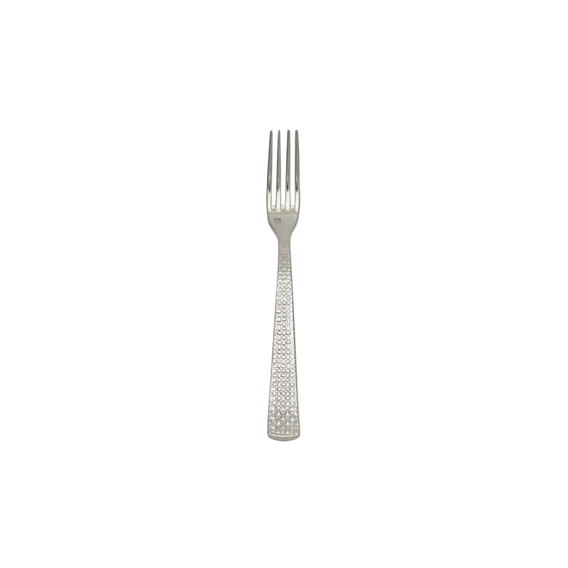 Cestino Appetizer/Cake Fork with Stamp