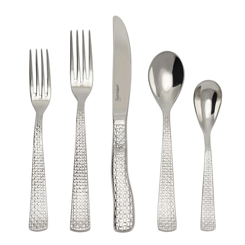 Cestino 5pc Place Setting - Soup Spoon Stamped