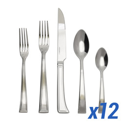 A photo of Pantheon 60 piece service for 12, With Stamp
