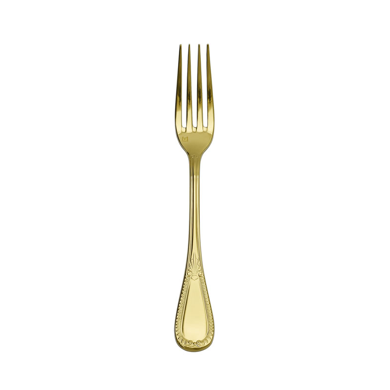 Savoy Gold Table Fork, With Stamp