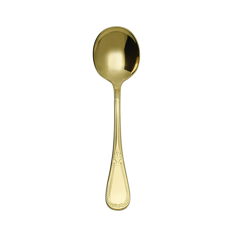 Savoy Gold Bouillon Spoon, With Stamp
