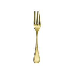 Savoy Gold Salad/Dessert Fork, With Stamp
