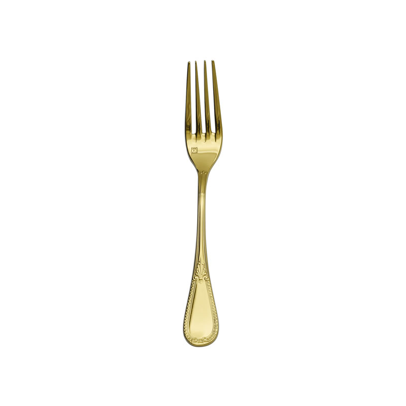 Savoy Gold Salad/Dessert Fork, With Stamp
