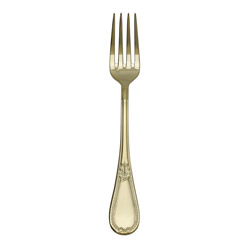 Savoy Gold Serving Fork, With Stamp