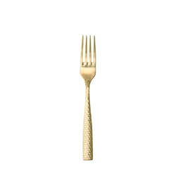 Lucca Faceted Gold Salad/Dessert Fork ns