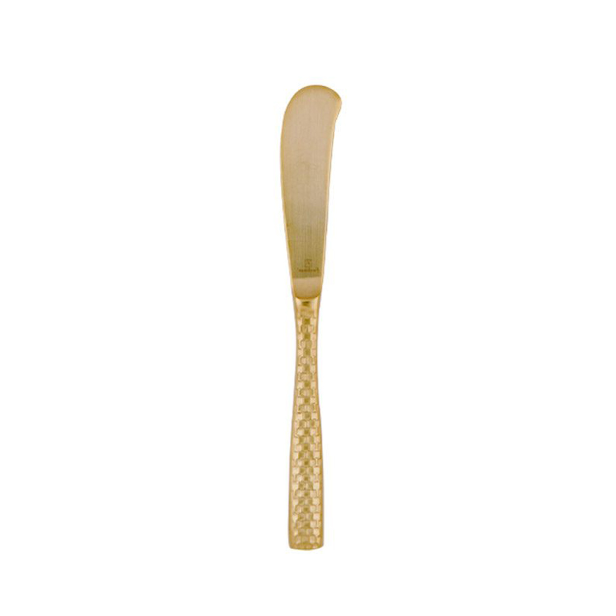 Lucca Faceted Gold Butter Knife