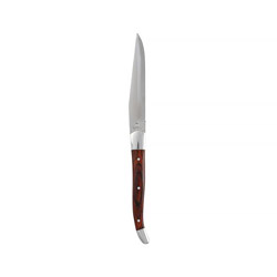 Proven&ccedil;al Dark Wood Steak Knife, Serrated