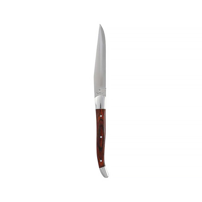 Proven&ccedil;al Dark Wood Steak Knife, Serrated