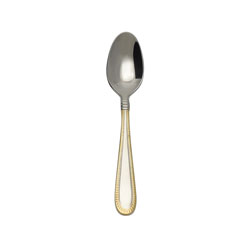 Caviar Gold Accent Dessert/Oval Soup Spoon