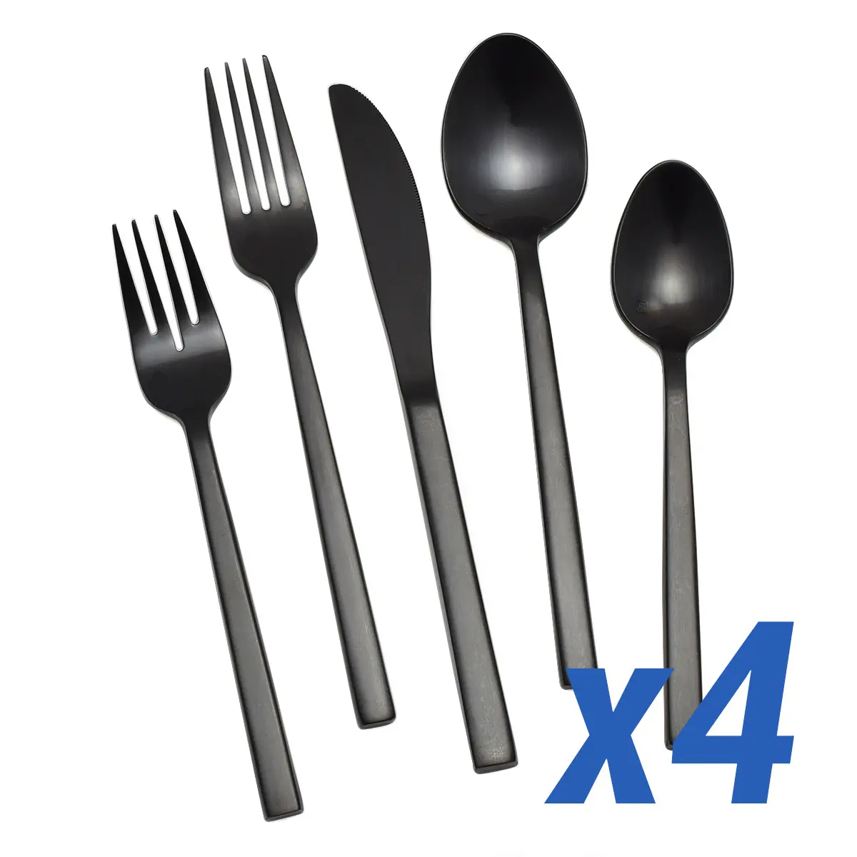Arezzo Brushed Black 20pc Service for 4