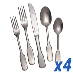 Ashton Tumbled 20pc Service for 4