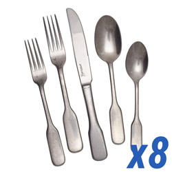A photo of Ashton Tumbled 40pc Service for 8