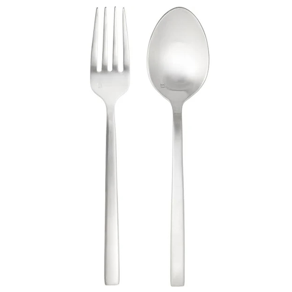 Arezzo Brushed 2 piece serving set, With Stamp