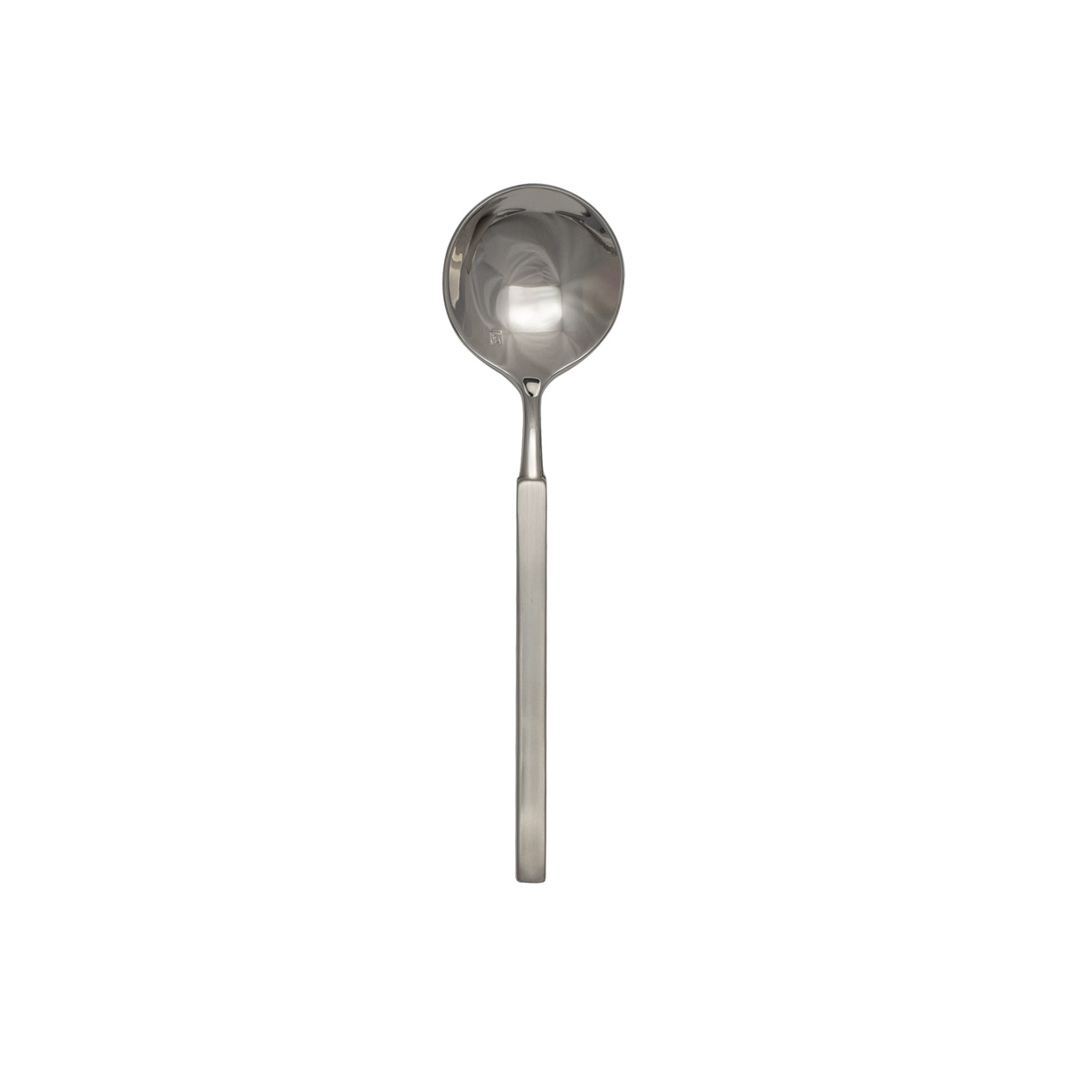 Jaxson Brushed Dessert Spoon, With Stamp