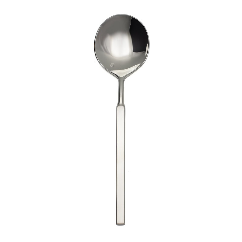Jaxson Brushed Serving Spoon, With Stamp