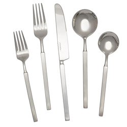 A photo of Jaxson Brushed 5pc Place Setting