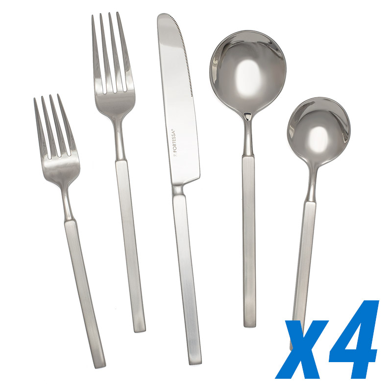 Jaxson Brushed 20 piece Service for 4