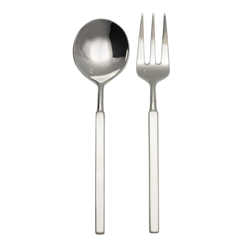 Jaxson Brushed 2pc Serving Set, With Stamp