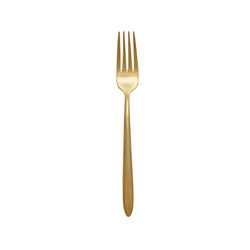 Velo Brushed Gold Table Fork