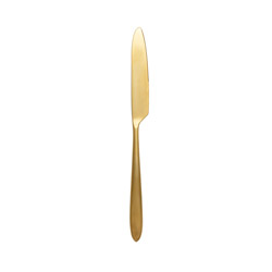 Velo Brushed Gold Table Knife