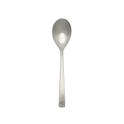 Spada Brushed Dessert/Oval Soup Spoon, With Stamp