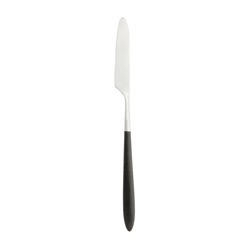 Velo Black & Brushed Table Knife