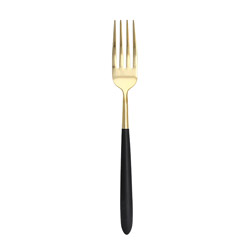 Velo Black & Gold Table Fork