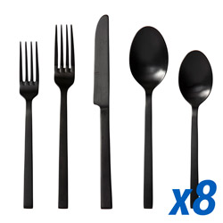 A photo of Viggo Black 40 Piece Service for 8