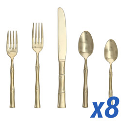 A photo of Royal Pacfic Champagne 40 Piece Service for 8