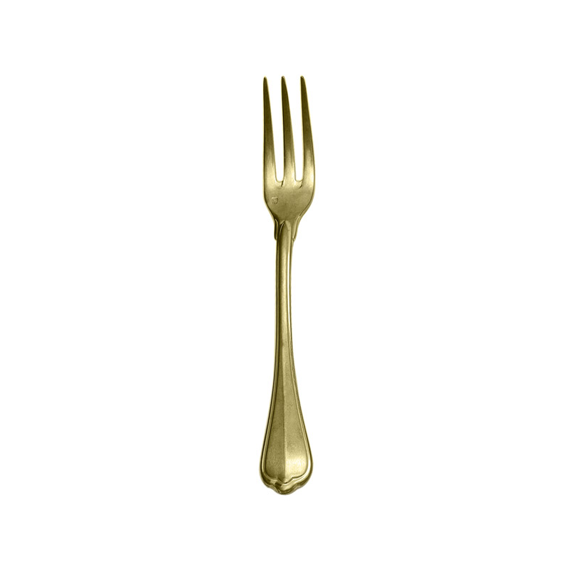San Marco Gold Antiqued Dessert Fork