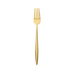 A photo of Constantin Brushed Gold Dessert Fork
