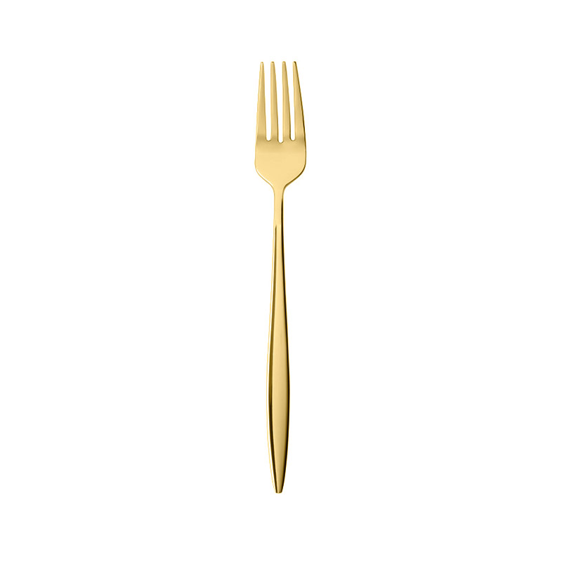 Constantin Brushed Gold Dessert Fork