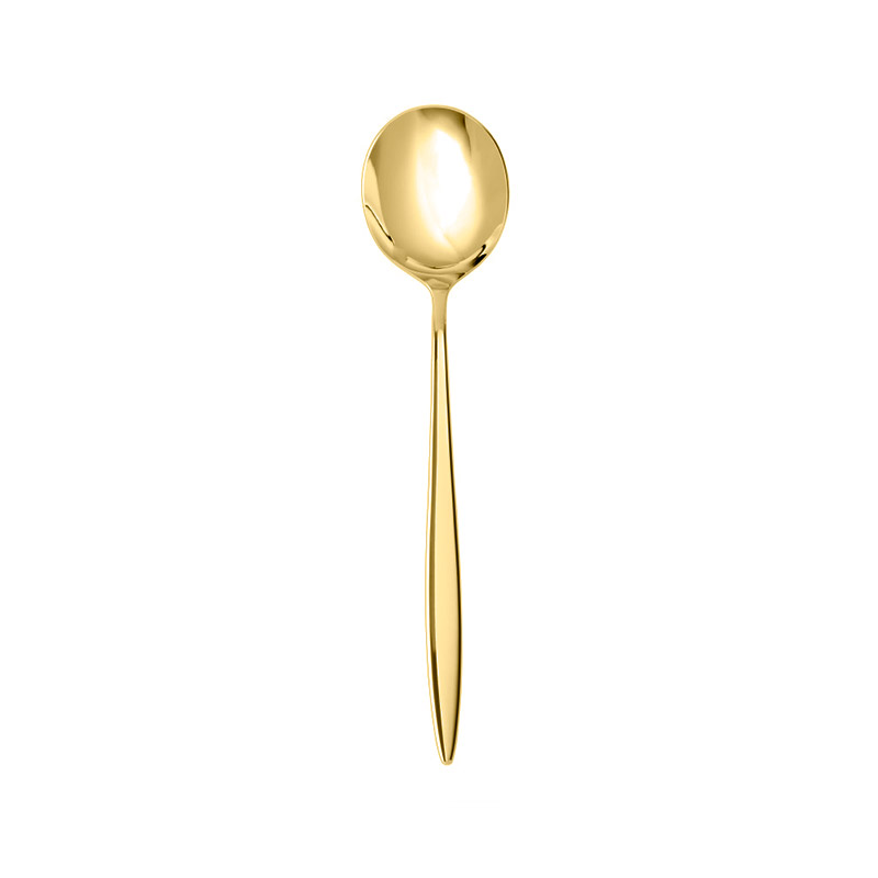Constantin Brushed Gold Tea/Coffee Spoon