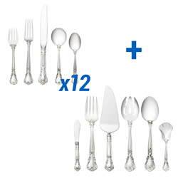 Chantilly 66pc Dinner Set, Cream Soup