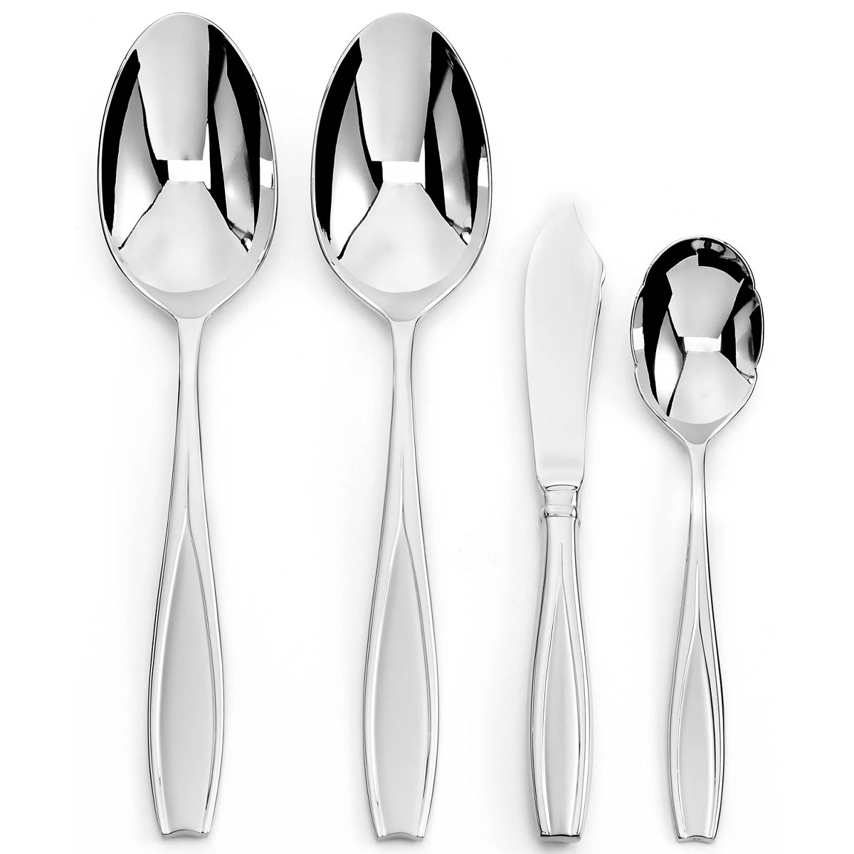 Tulip Frosted 4pc Serving Set